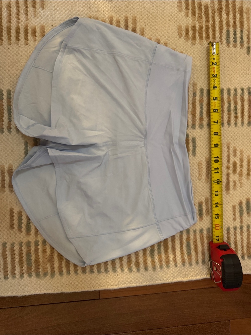 lululemon athletica Light Blue High-Waist Athletic Shorts